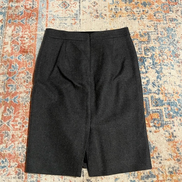 Jcrew No. 2 wool pencil skirt grey - Picture 4 of 6